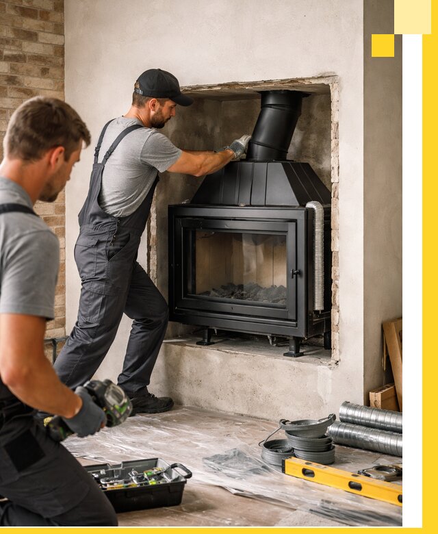 Установка каминных топок в Топках: монтаж, подключение