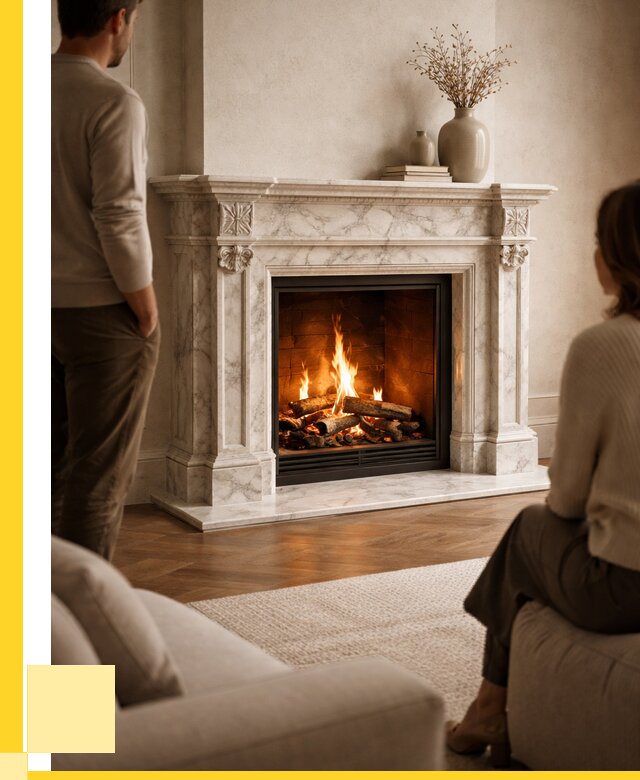 Мраморные камины под ключ в Топках от 253325 р. | ЭриданТпк