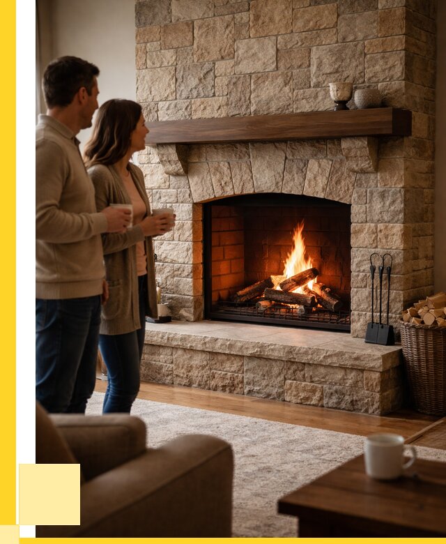 Каменные камины на заказ в Топках от 182394 р. | ЭриданТпк