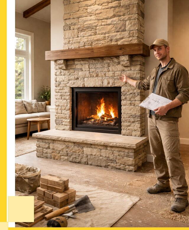 Камины под ключ в Топках от 182394 р. | ЭриданТпк — установка