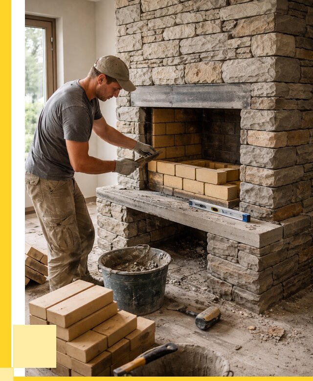 Кладка каминов и камина в Топках от 25333 р. ЭриданТпк