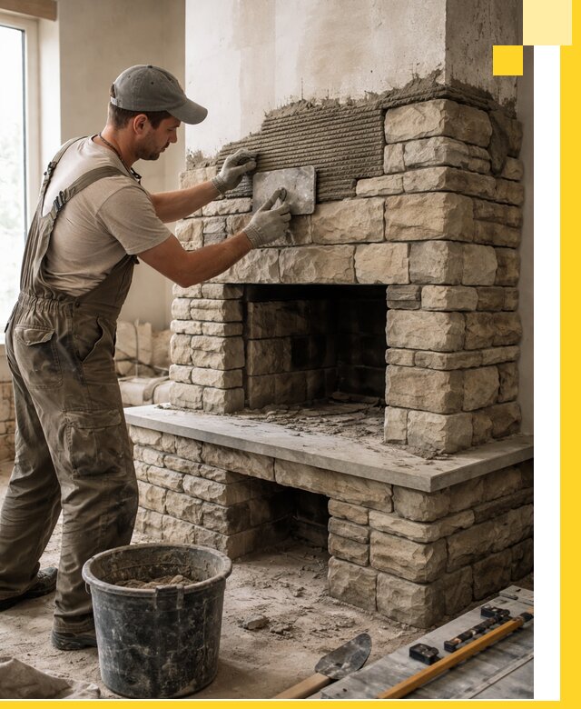 Строительство каминов под ключ в Топках от проектирования до монтажа