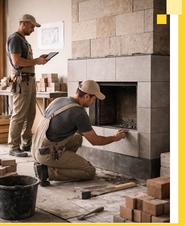 Индивидуальные проекты каминов и каминных систем в Топках