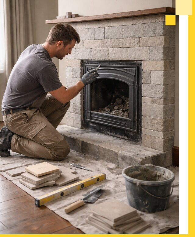 Профессиональный ремонт каминов в Топках восстановление и сервис