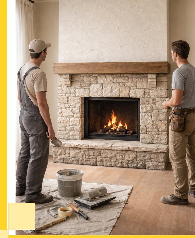 Отделка каминов в Топках от 6586 р. под ключ | ЭриданТпк