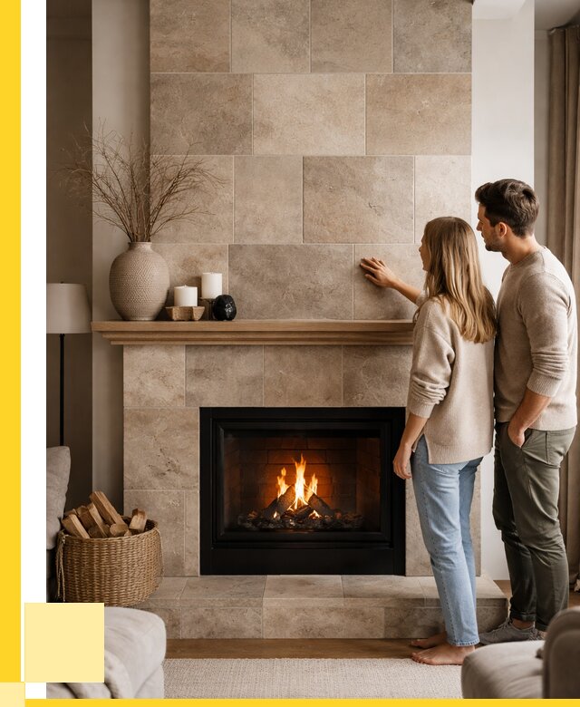 Облицовка каминов керамогранитом в Топках от 4560 р. | ЭриданТпк