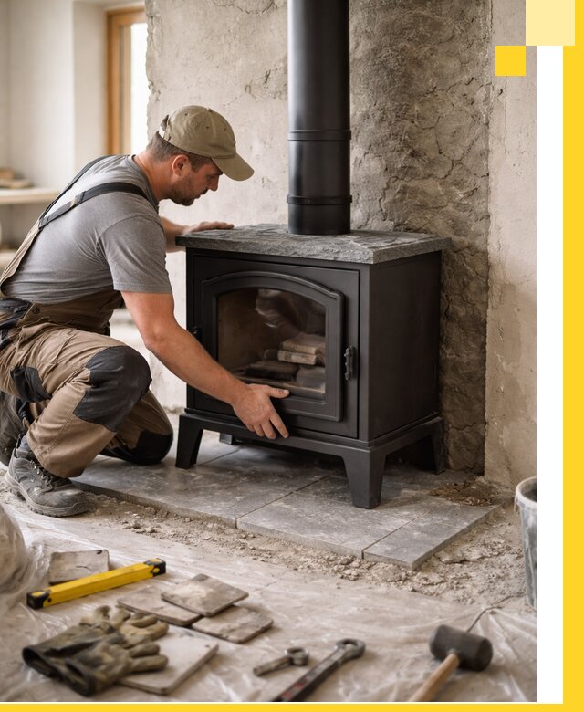 Профессиональный монтаж печей и каминов в Топках под ключ