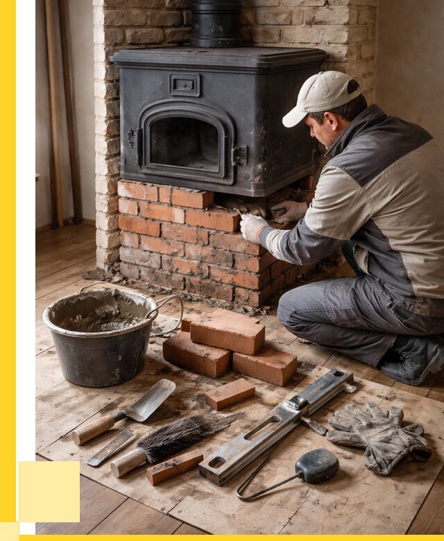 Ремонт печей в Топках от 12160 р., услуги печника ЭриданТпк