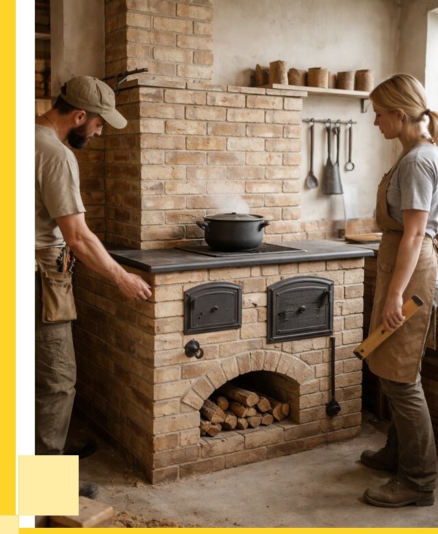 Варочно отопительные печи в Топках от 91197 р. | ЭриданТпк