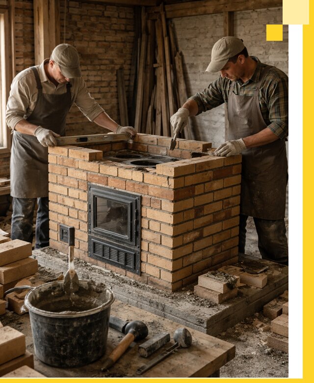 Изготовление и установка варочных печей под ключ в Топках