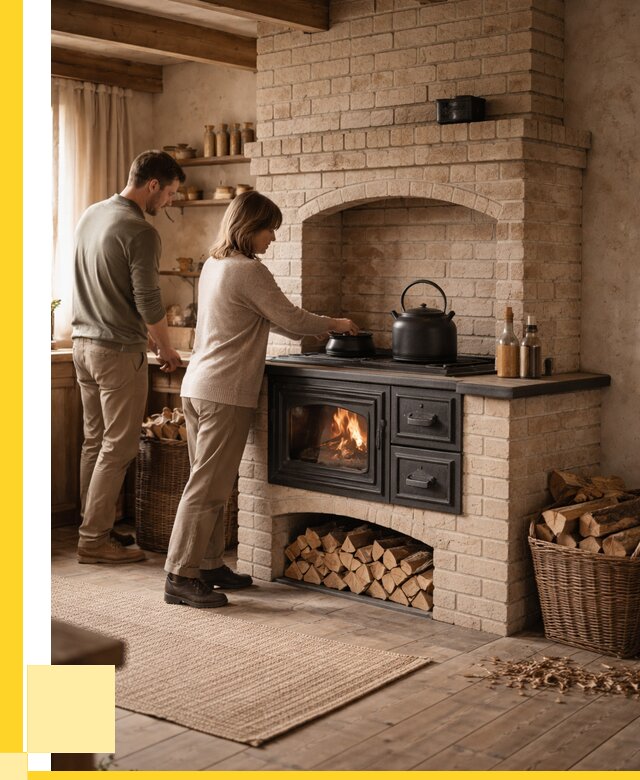 Печи с плитой в Топках от 45599 р. | ЭриданТпк — кирпичная печь