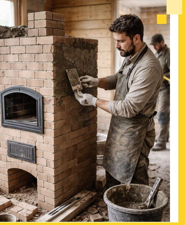 Изготовление и установка печей-шведок под ключ в Топках