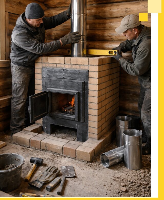 Проектирование, изготовление и установка банных печей в Топках