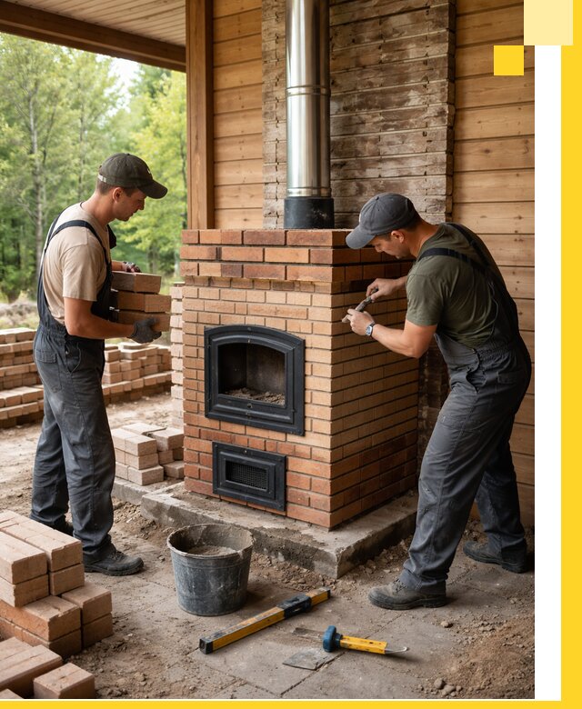 Производство и установка дачных печей под ключ в Топках