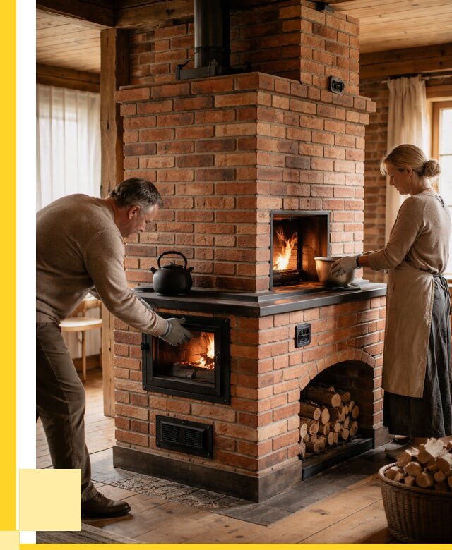 Печи для загородного дома под ключ в Топках от 81064 р. | ЭриданТпк