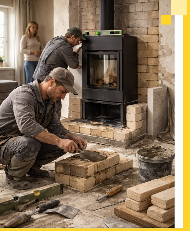 Печи и камины под ключ: проект, установка в Топках