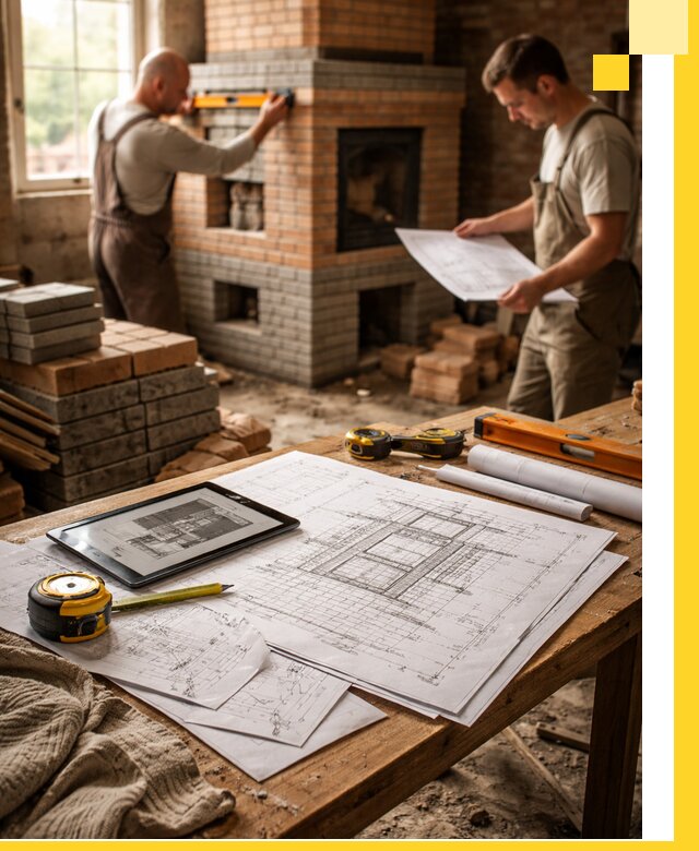 Проекты печей и каминов с индивидуальным дизайном в Топках