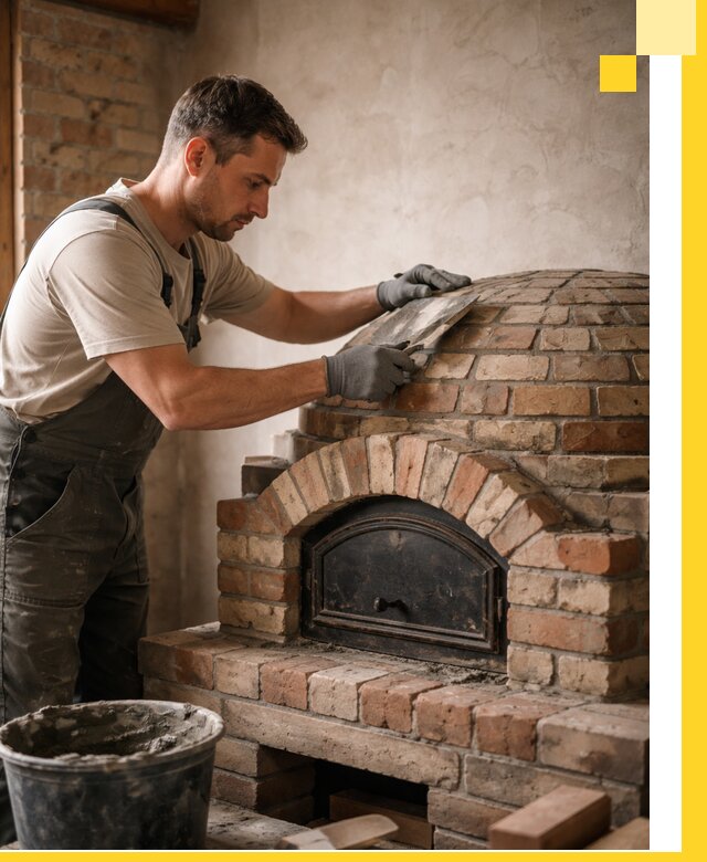 Изготовление и монтаж помпейских печей на заказ в Топках