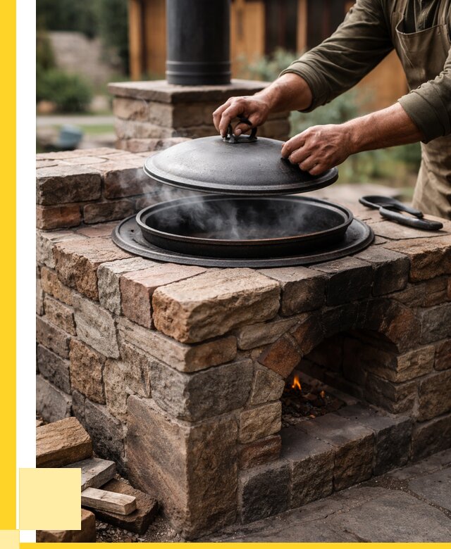 Печи для казана в Топках по цене от 18239 р. | ЭриданТпк