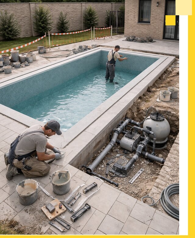 Строительство бассейнов под ключ в Топках: проекты и монтаж