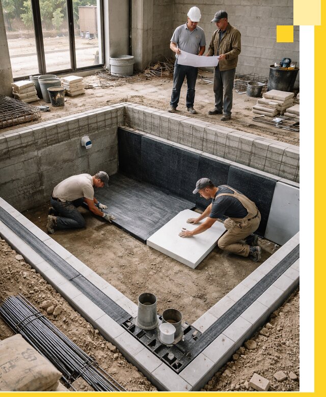 Проекты частных и общественных бассейнов под ключ в Топках