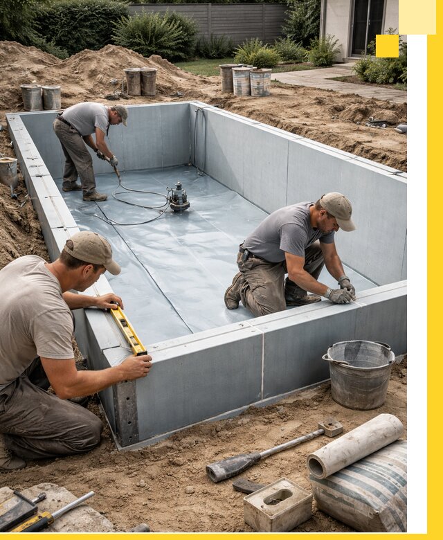 Профессиональный монтаж бассейнов под ключ в Топках с гарантией