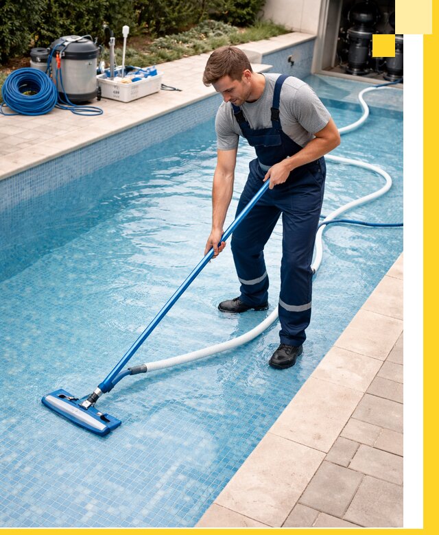 Профессиональная чистка бассейнов и фильтров в Топках под ключ