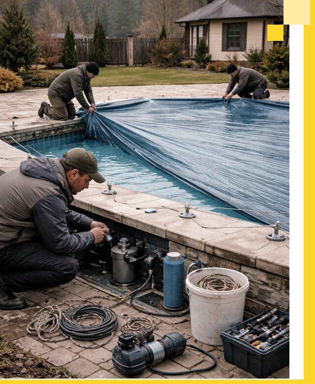 Консервация бассейнов в Топках: подготовка к длительному хранению