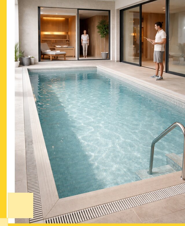 Отделка бассейна пленкой ПВХ в Топках от 3547 р. - ЭриданТпк