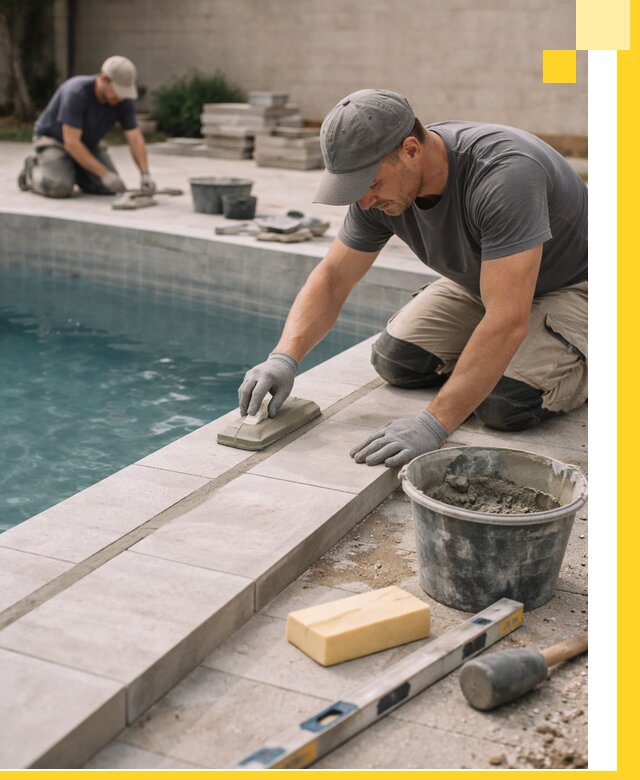 Отделка бассейнов в Топках: декоративная отделка и гидроизоляция