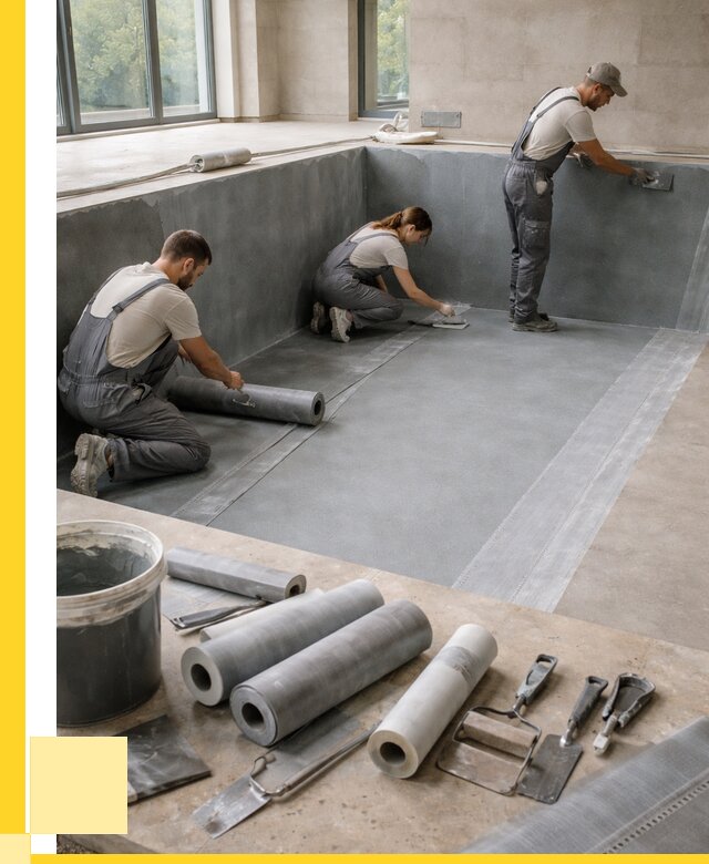 Гидроизоляция бассейнов в Топках от 2027 р., ЭриданТпк