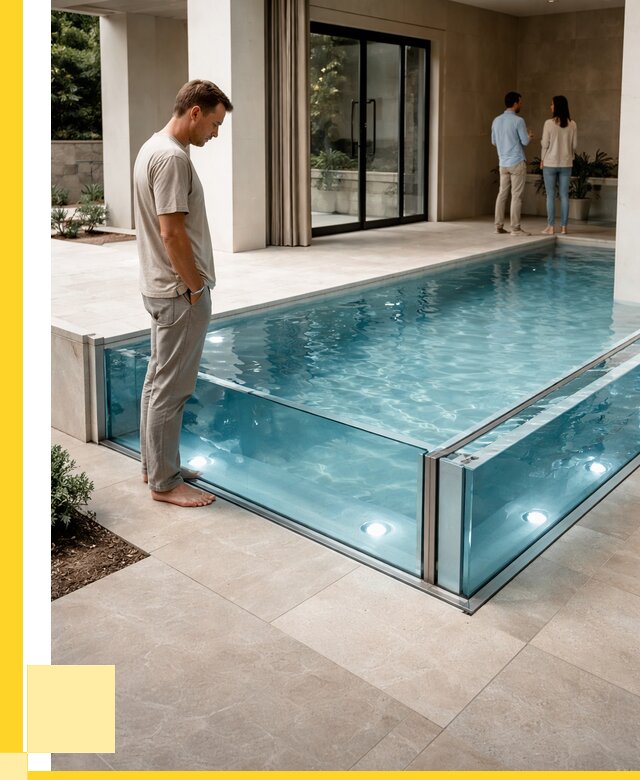 Стеклянные бассейны в Топках от 1215960 р. | ЭриданТпк — мозаика