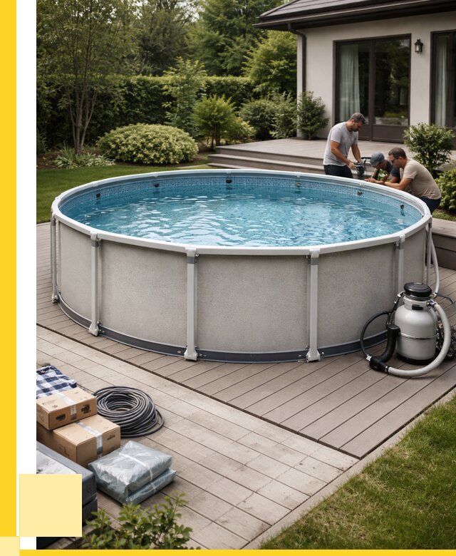 Купить каркасные бассейны в Топках от 45599 р. | ЭриданТпк