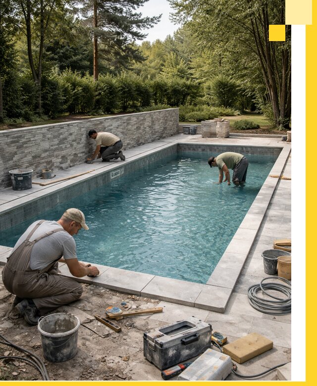 Проектирование и строительство частных бассейнов в Топках