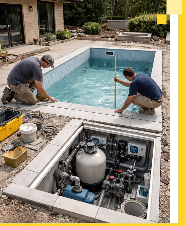 Строительство качественных домашних бассейнов под ключ в Топках