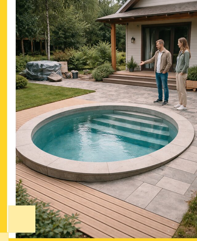 Бассейн на даче под ключ в Топках от 202660 р., ЭриданТпк