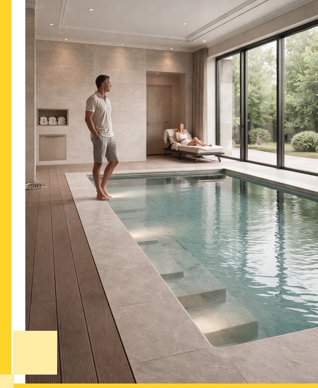 Бассейны в коттедже под ключ в Топках от 1215960 р. | ЭриданТпк