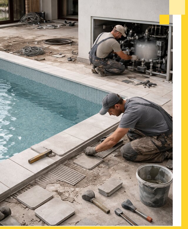 Строительство и монтаж бассейнов в коттедже в Топках