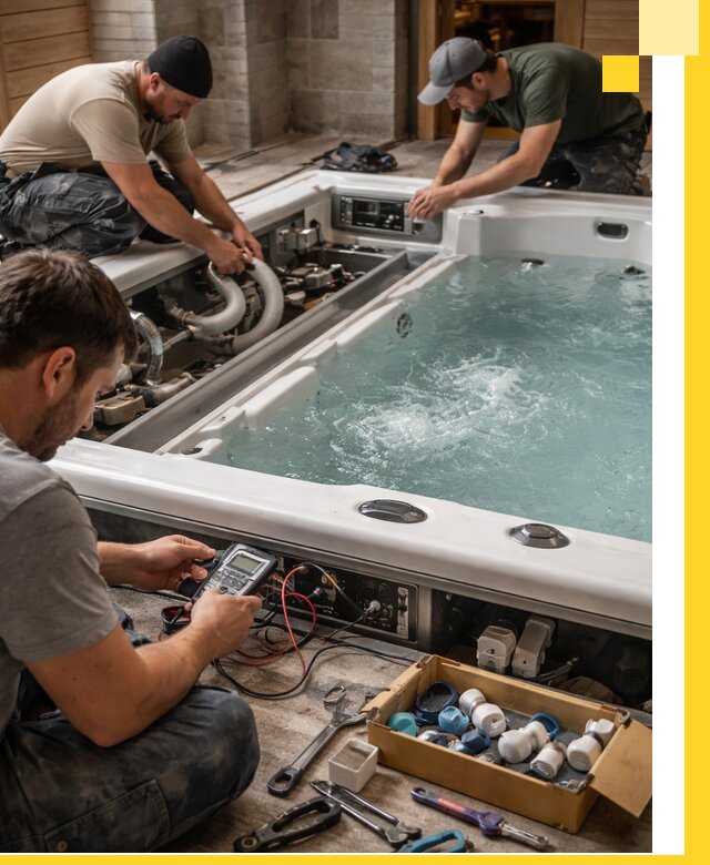 Гидромассажные бассейны под ключ в Топках, дизайн и монтаж