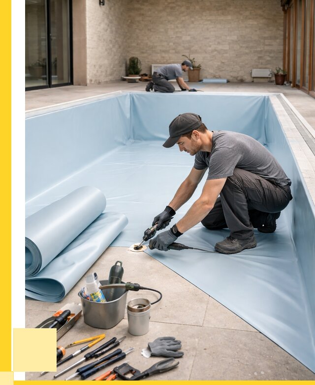 Пленка ПВХ для бассейнов в Топках от 2533 р. | ЭриданТпк