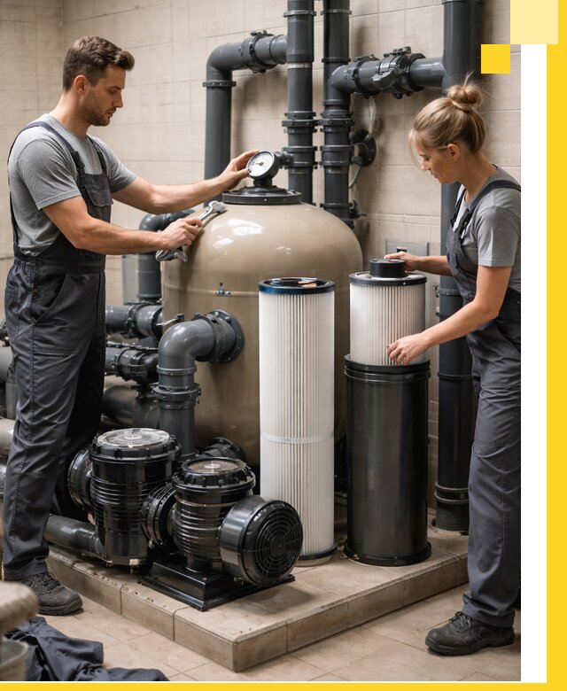 Фильтры и системы фильтрации для бассейнов в Топках