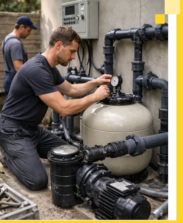 Поставка и монтаж фильтровального оборудования для бассейнов в Топках