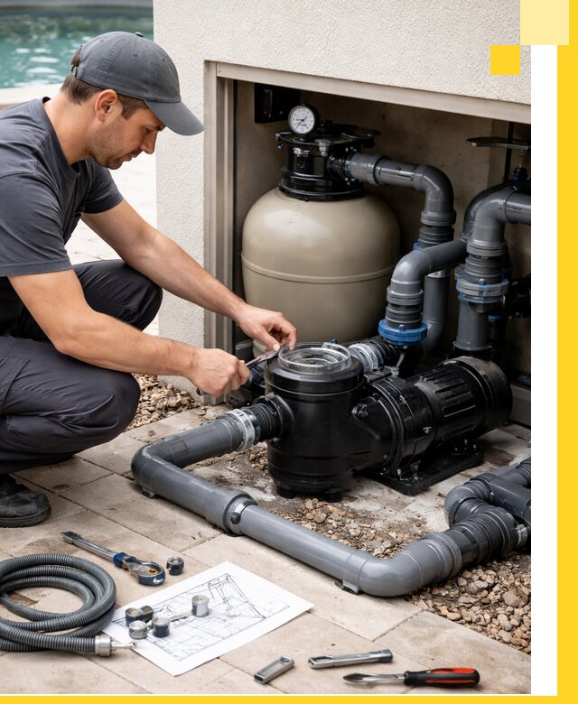 Поставка, монтаж и сервис насосов для бассейнов в Топках