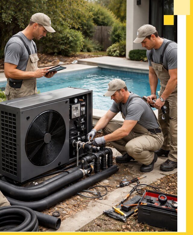 Проектирование и установка тепловых насосов для бассейнов в Топках