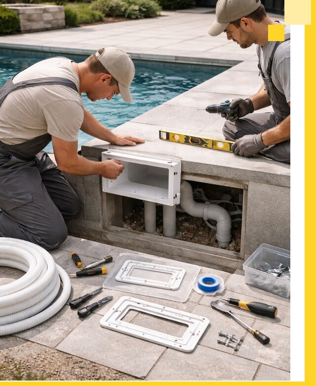 Поставка и установка скиммеров для бассейнов в Топках