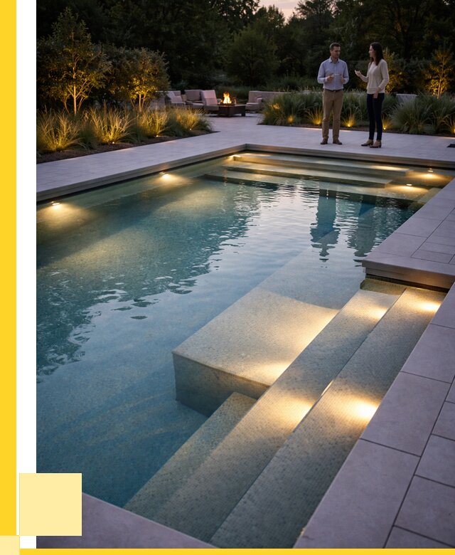 Освещение бассейнов в Топках под ключ от 25333 р. | ЭриданТпк