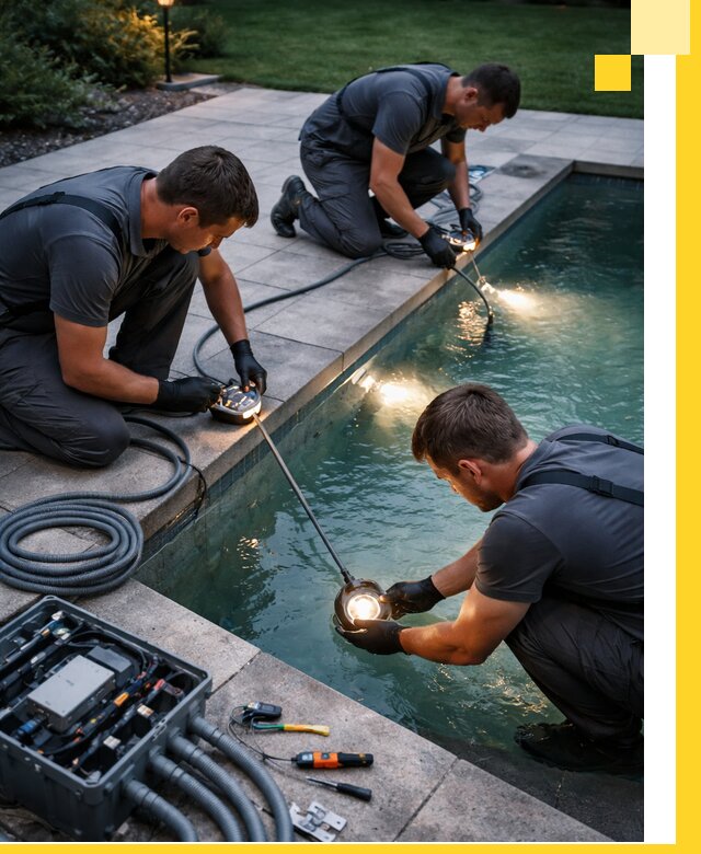 Профессиональное освещение бассейнов в Топках: дизайн и монтаж