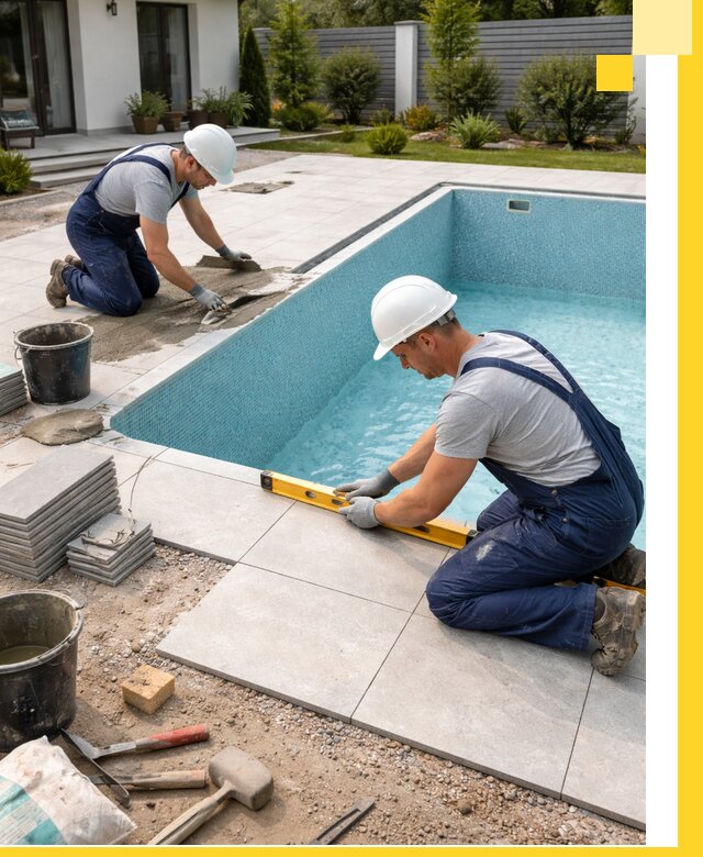 Строительство и монтаж плавательных бассейнов под ключ в Топках