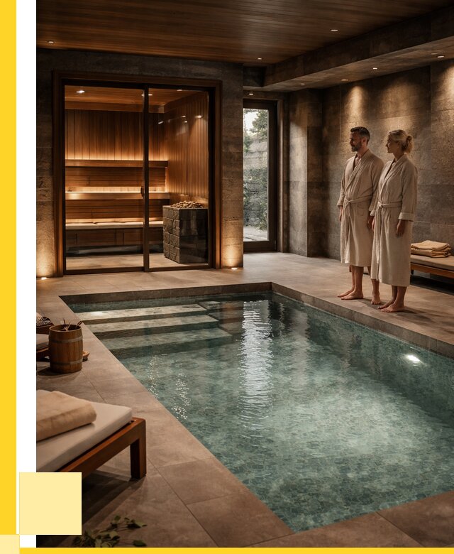 Сауна с большим бассейном в Топках от 1215960 р. ЭриданТпк