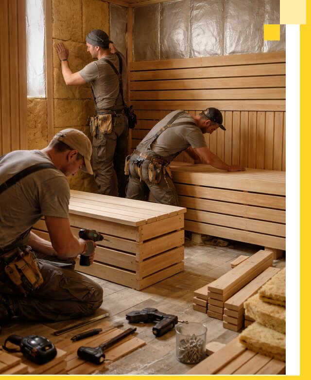 Профессиональное строительство саун под ключ в Топках